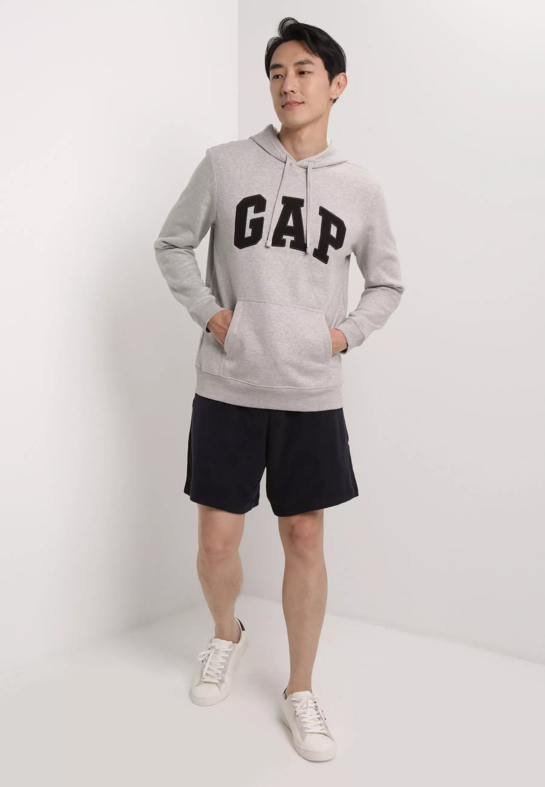 Fleece Gap Arch Hoodie