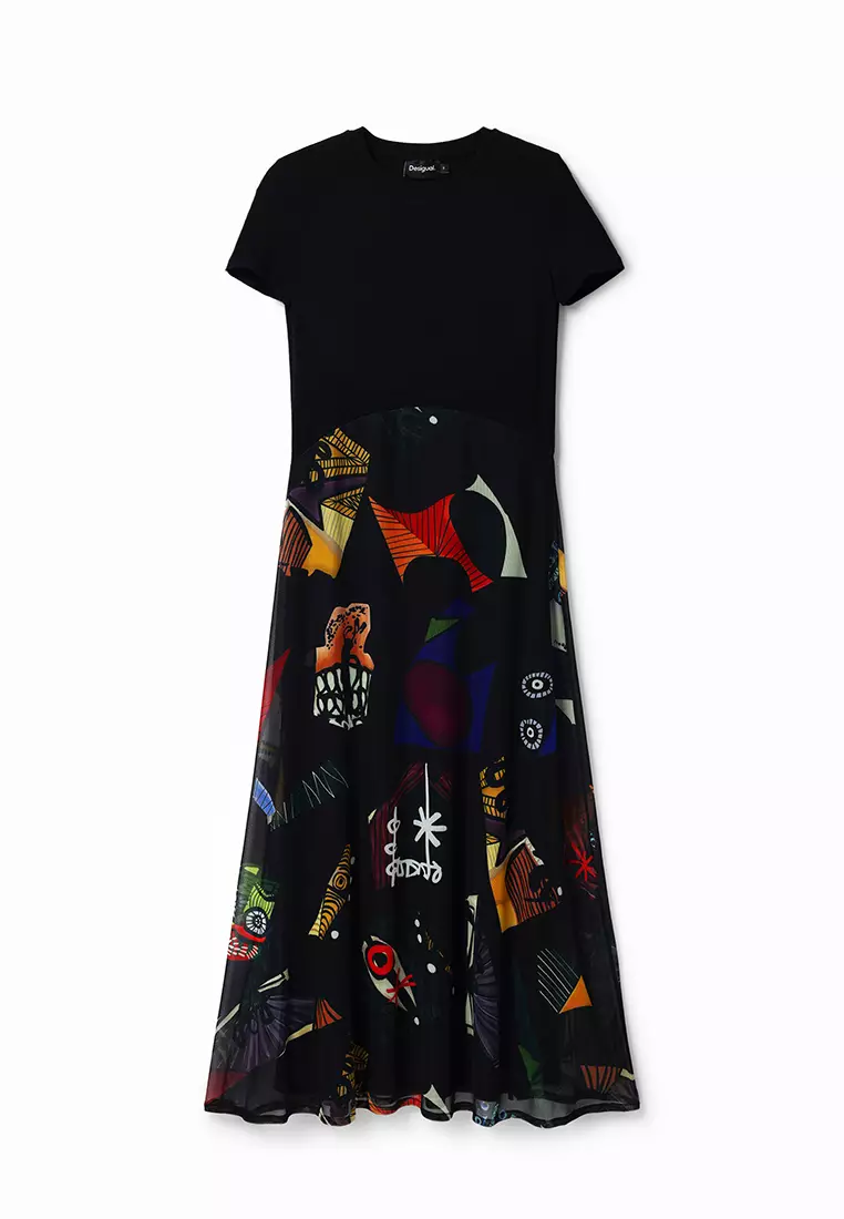 Desigual Woman M. Christian Lacroix combination midi dress .
