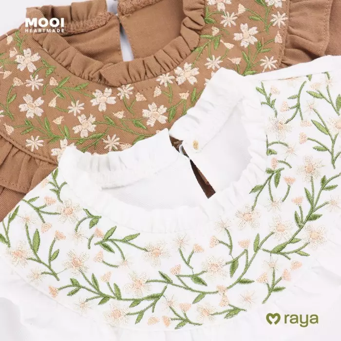 Mooi Setelan Anak Perempuan  Raya Collection Khaira Tunic Set - Clary Sage