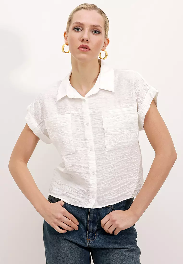 Short sleeve shirts with pockets hotsell