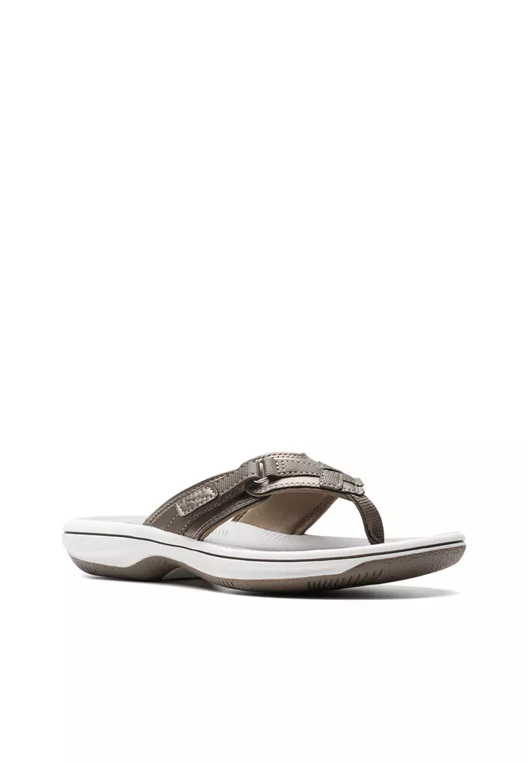 Buy Clarks Clarks Brinkley Sea Pewter Synthetic Women s Shoes