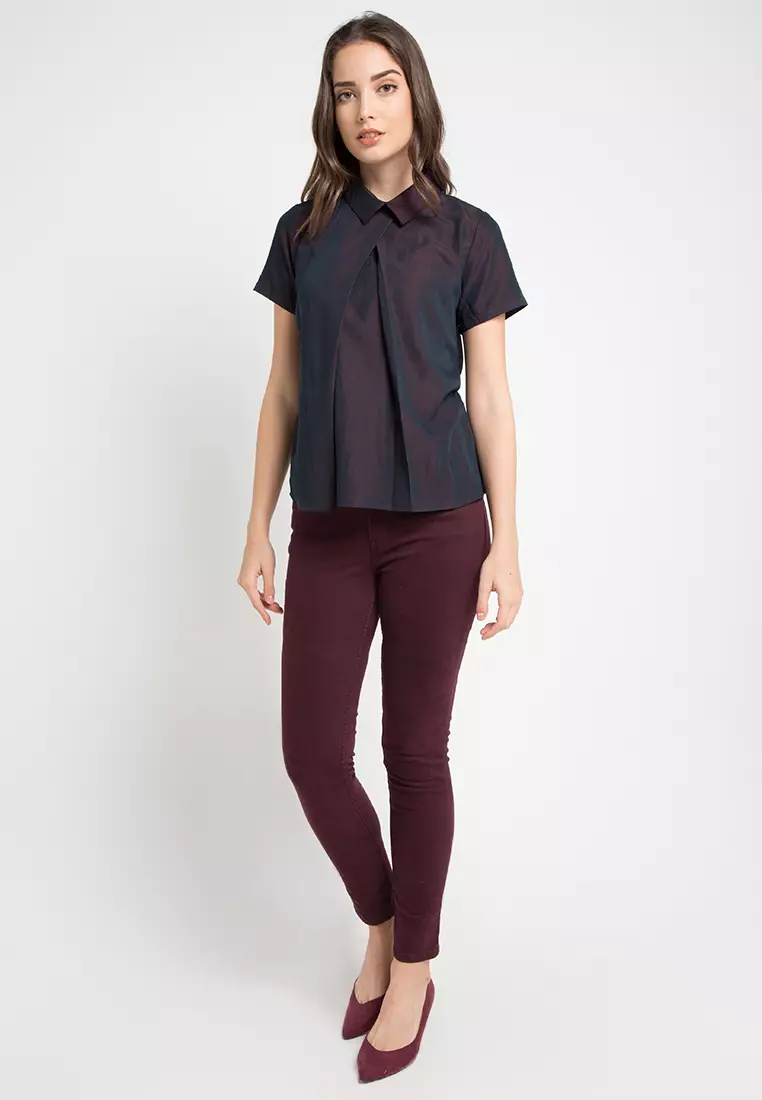 Kimmy Blouse In Navy
