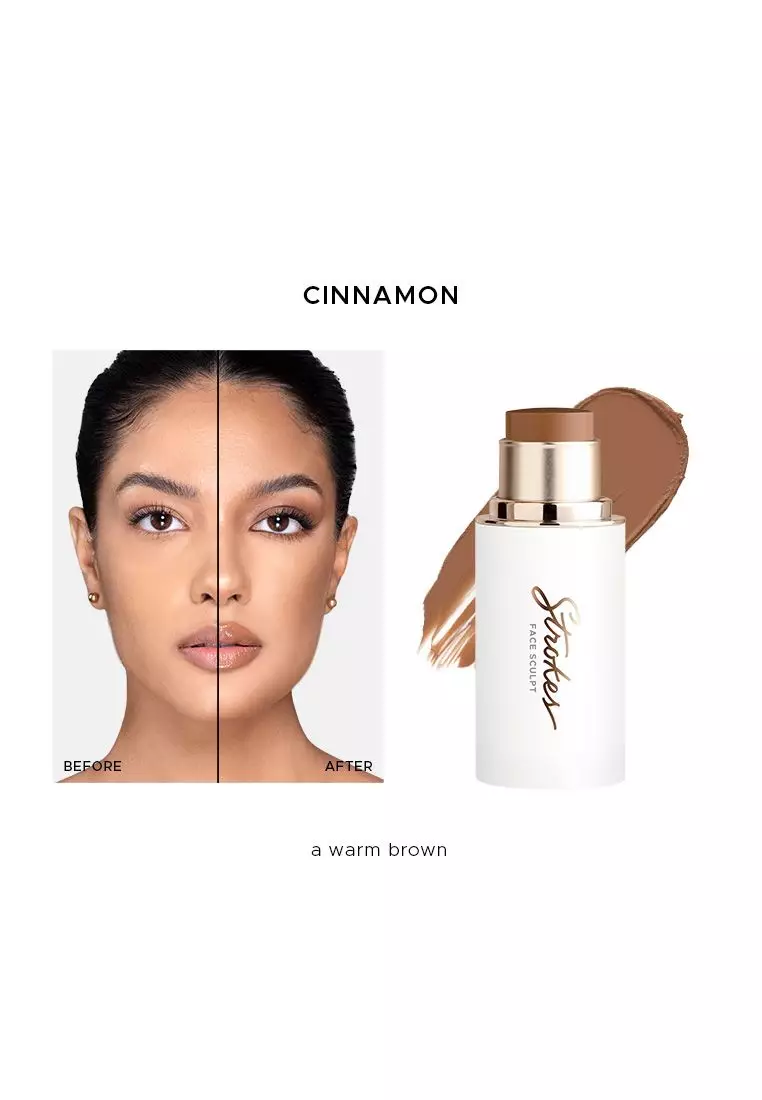 Discount on Strokes Beauty Lab  shoes - SKU: Strokes Face Sculpt in Cinnamon [Cream Contour Stick]