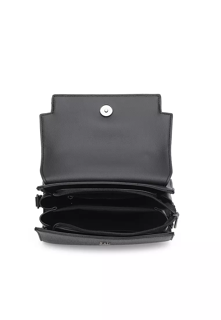 Women's Top Handle Bag / Sling Bag / Crossbody Bag / Shoulder Bag - Black