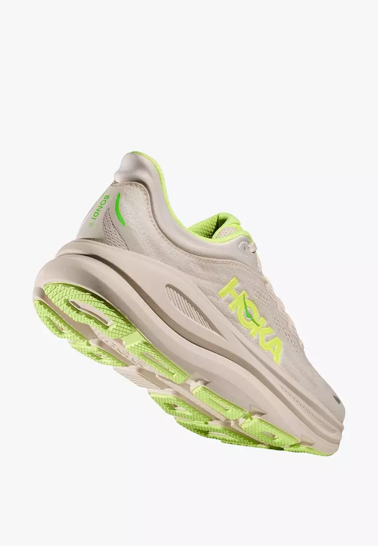 Bondi 9 Wide Running Shoes Mens - Grey
