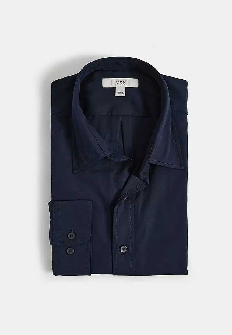 Easy Iron Pure Cotton Shirt