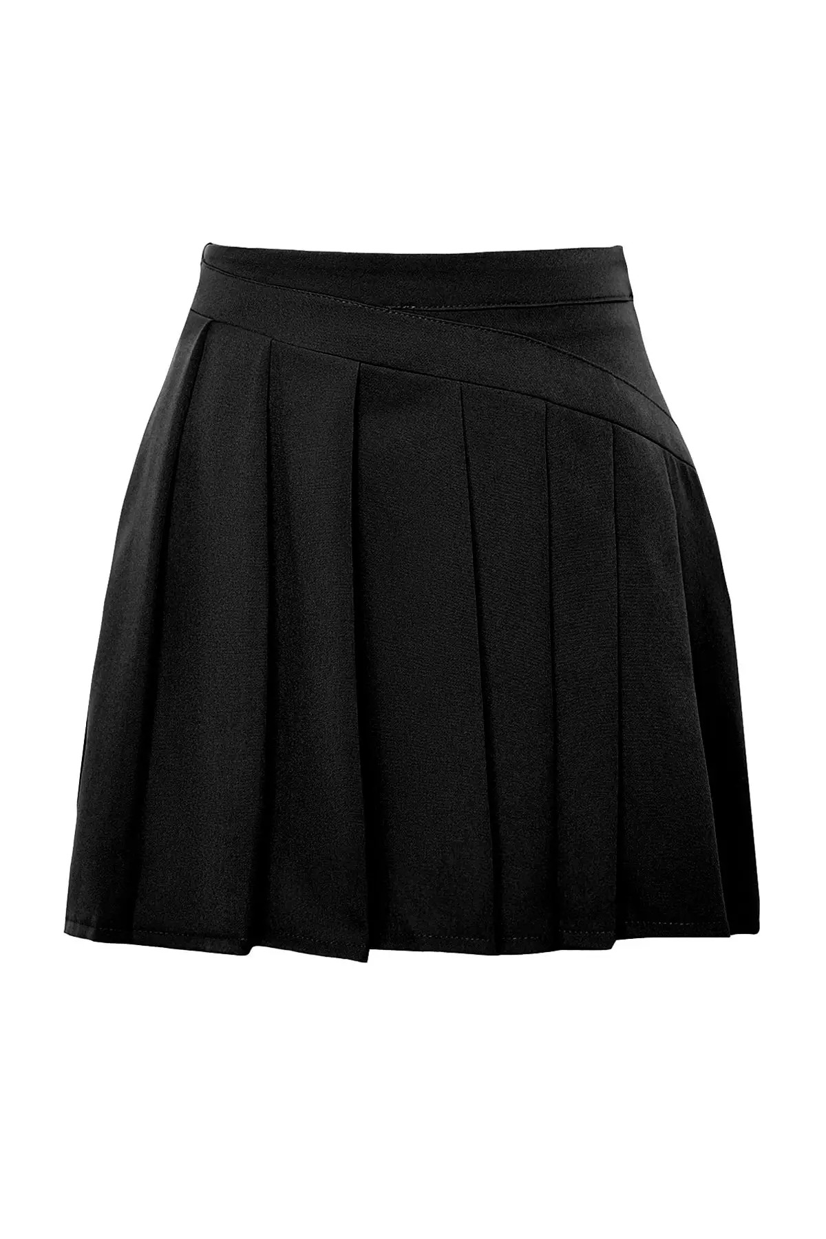 Pleated Woven Skort