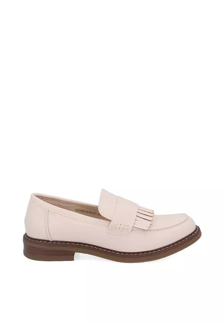 Buy Carlo Rino Beige Edith Classic Loafers 2025 Online | ZALORA Philippines