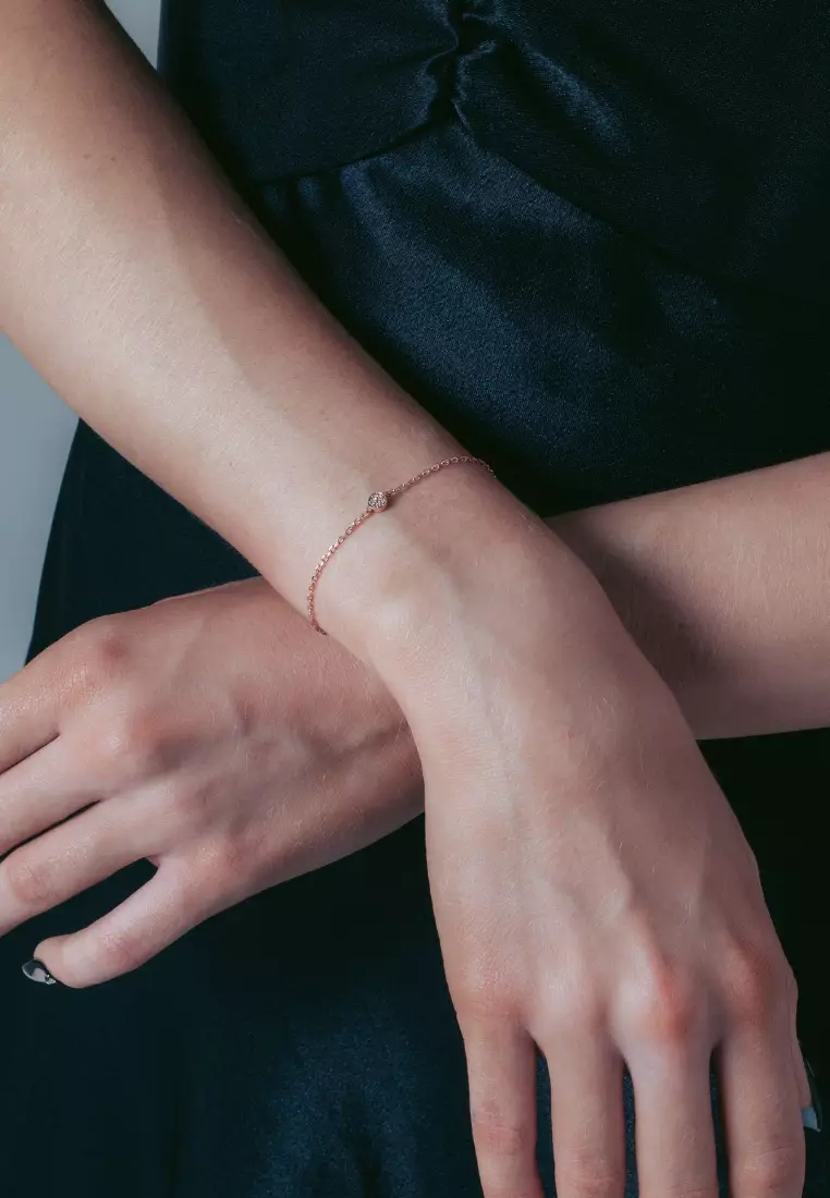 Buy GEORGINI GEORGINI DOTTI ROSE GOLD BRACELET 2024 Online