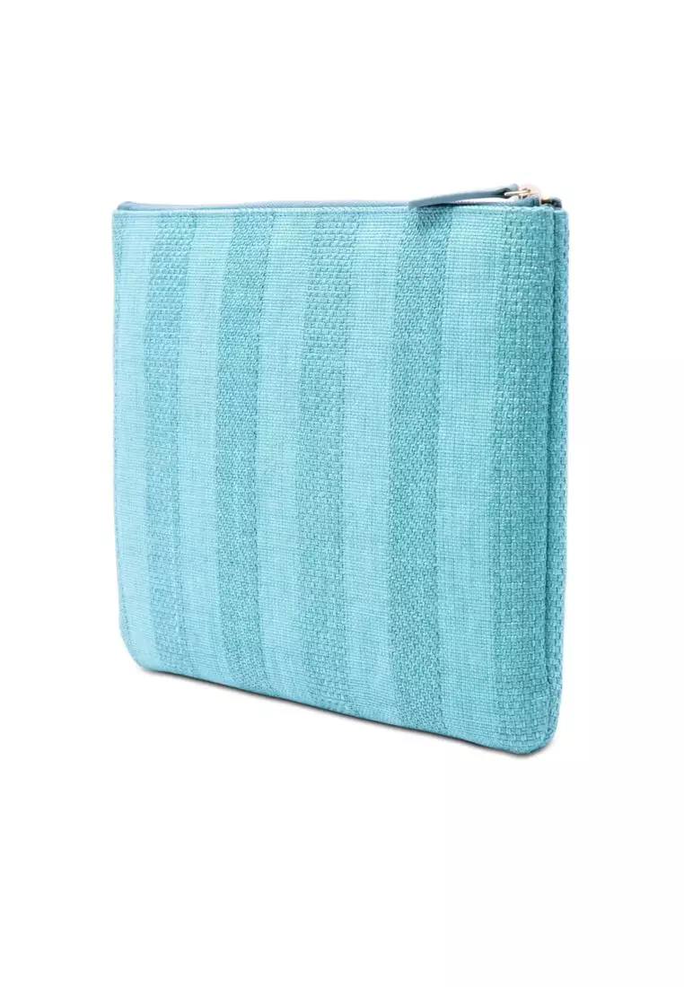 Pre-Loved Chanel Medium Tweed Deauville O Case Clutch