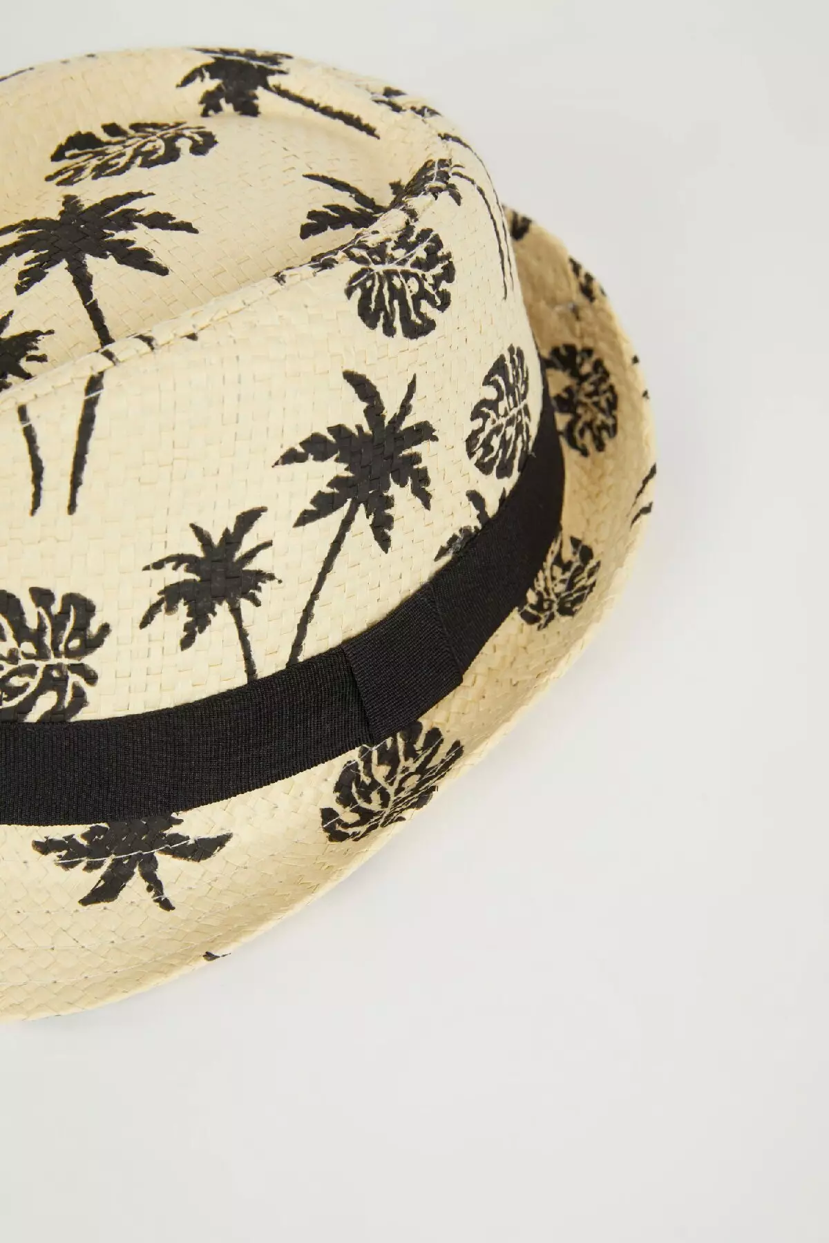 Boy's Patterned Straw Hat - B7888A824SM