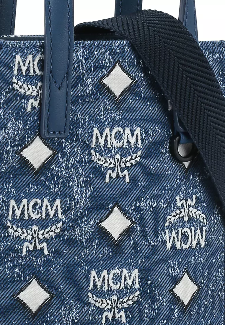 MCM 'aren' Mini Handbag in Blue