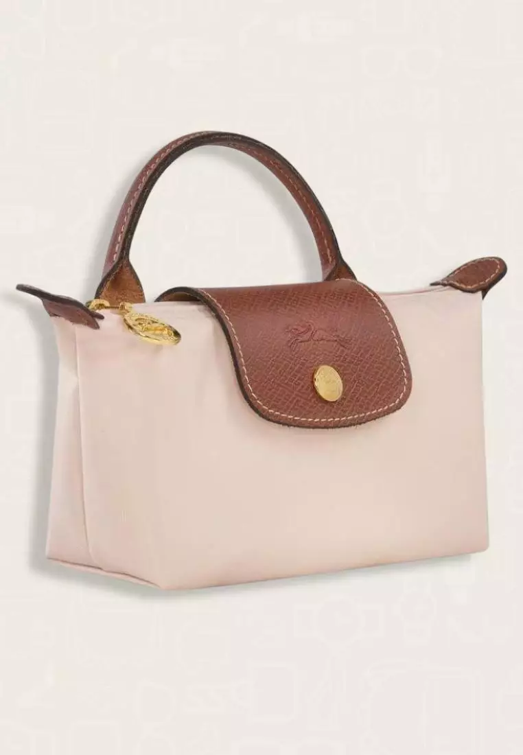 Longchamp Le Pliage Original Pouch With Handle Paper