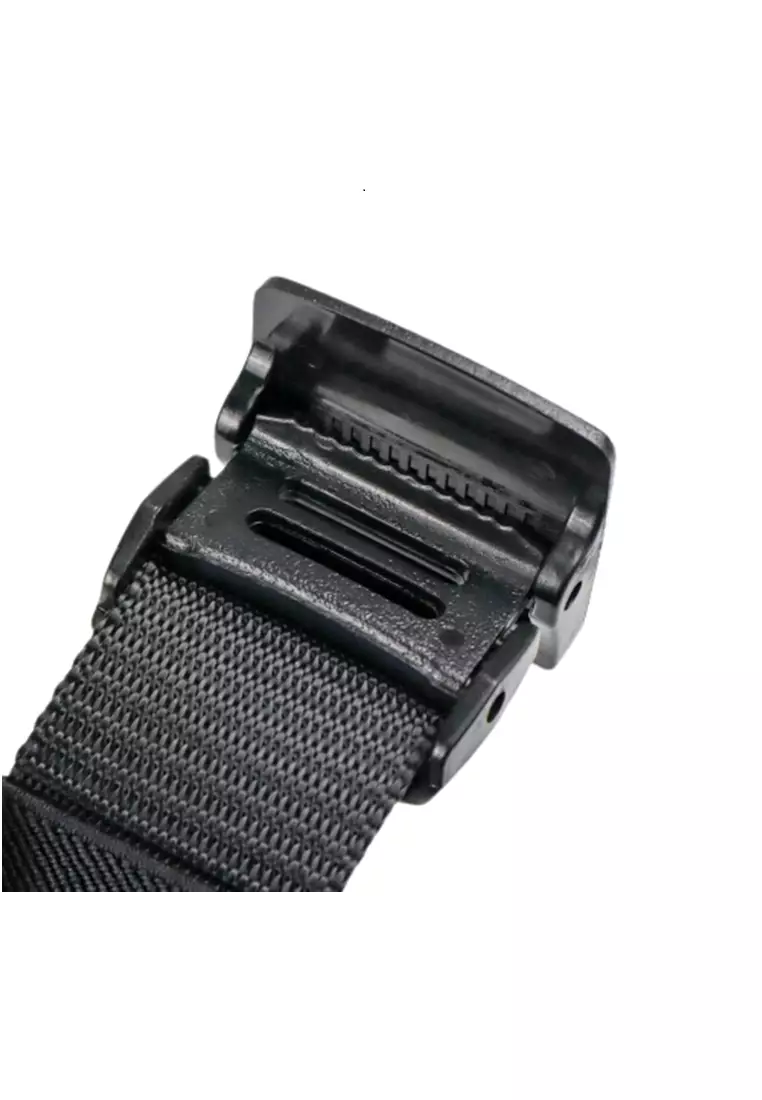 Jhoseph Belt Pria Anti Xray Plastik Automatic Buckle Material Kanvas ORIGINAL - Black