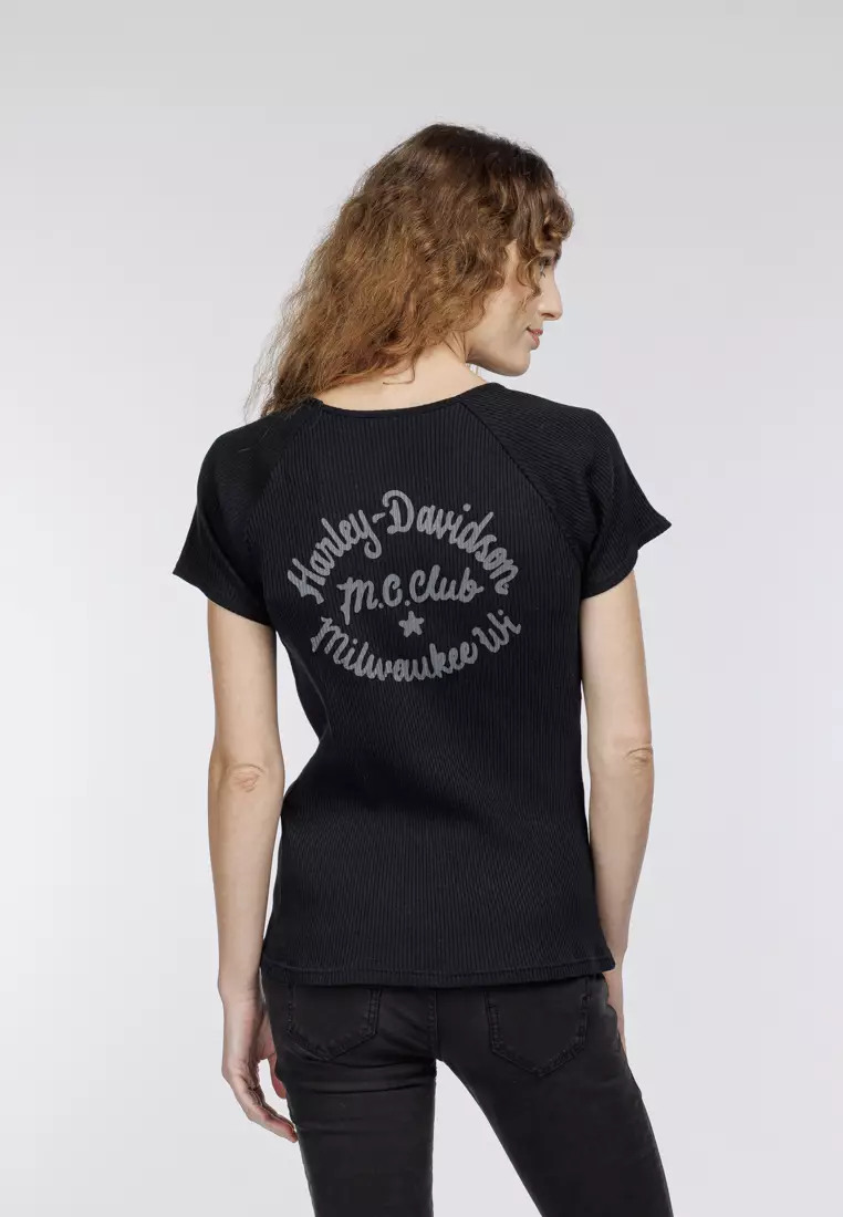 Harley-Davidson Creed Club Rib Knit Top