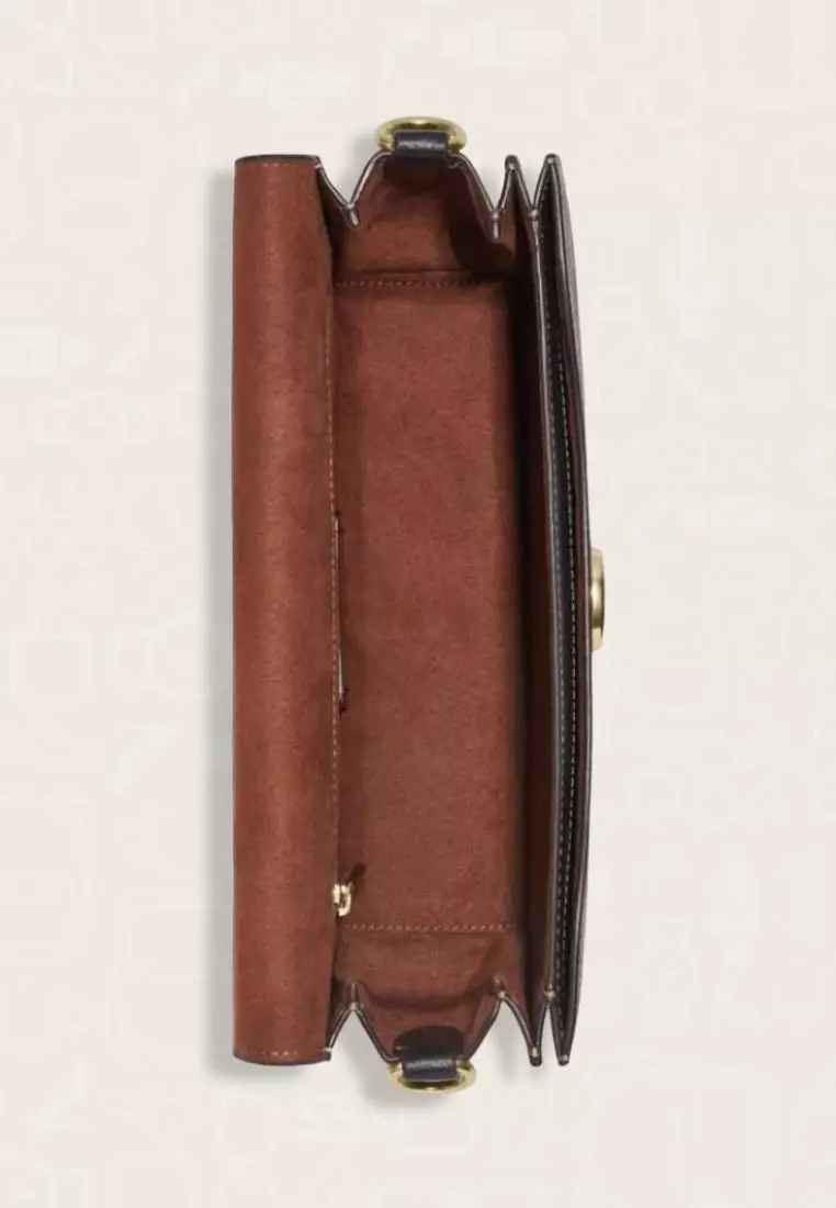 Coach Morgan Shoulder Bag In Colorblock Signature Canvas Khaki Multi