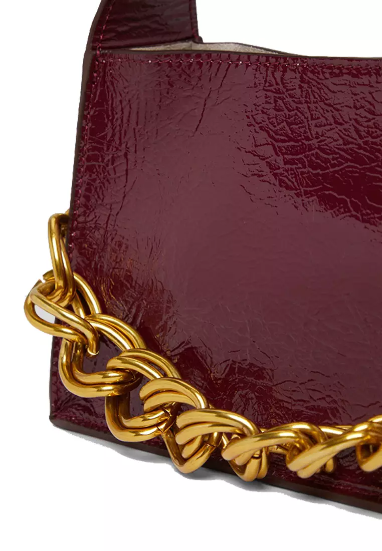 Manu Atelier Mini Kesme Shoulder Bag Burgundy 2022582