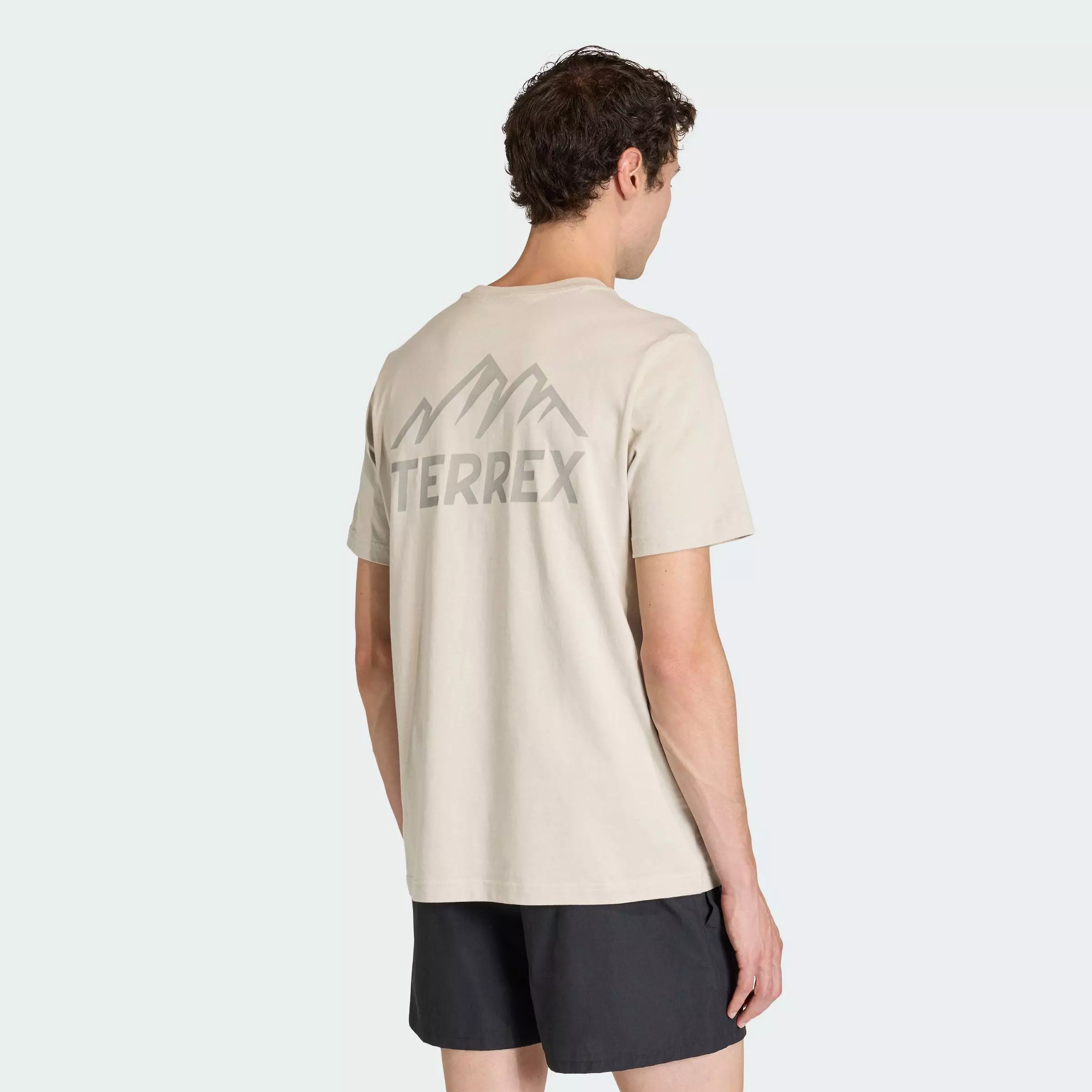 Hiking TERREX MOUNTAIN GRAPHIC T-SHIRT Men Beige KB9601