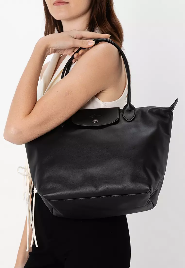 トートバッグ LONGCHAMP LE PLIAGE XTRA M TOTE BAG Le Pliage Xtra M Tote bag Black - Leather | Longchamp PL