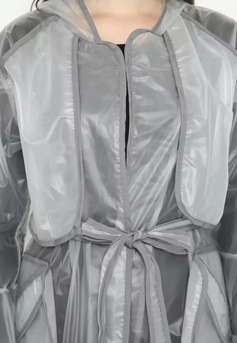 Quinnsha Rain Coat Grey