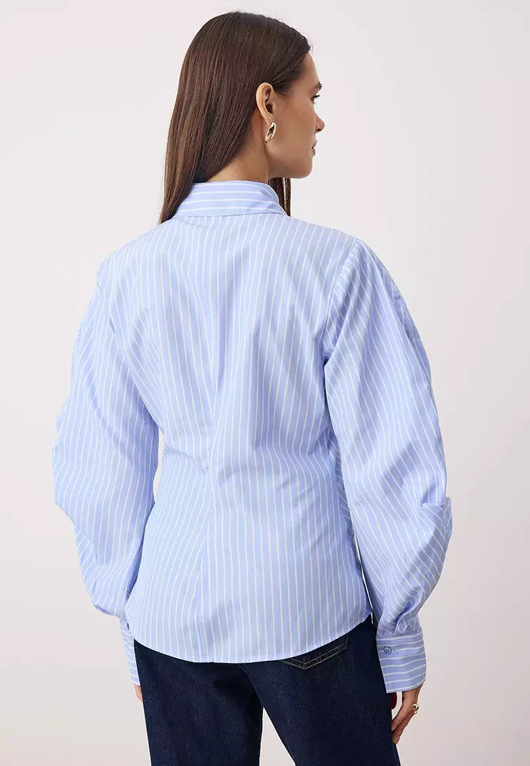 Asymmetrical Fitted Shirt
