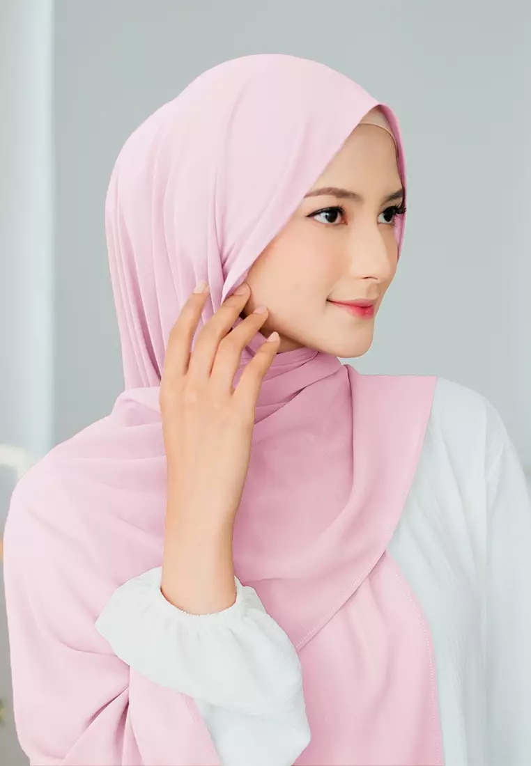 HIJAB INSTAN SAFFA - BABY PINK