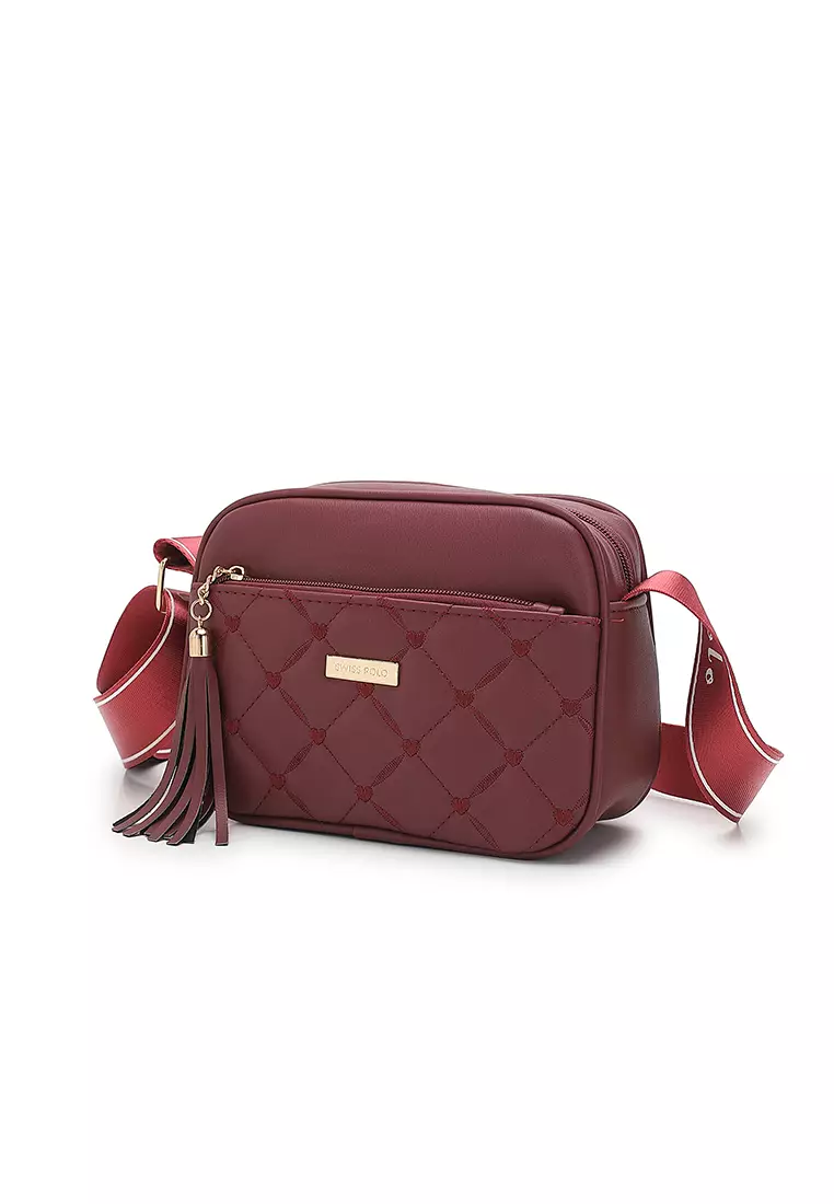 Women's Sling Bag / Crossbody Bag - Red