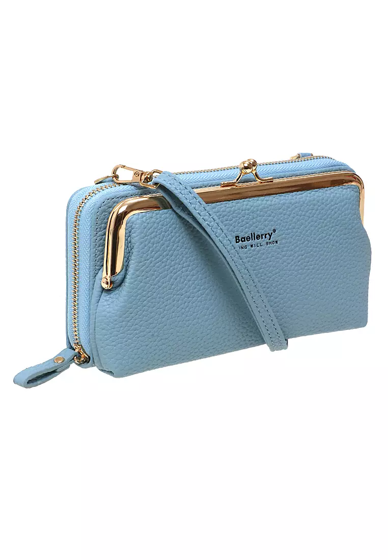 Tas Selempang Wanita Sling Bag Dompet Hp Multifungsi Many Slot Material PU Leather ORIGINAL