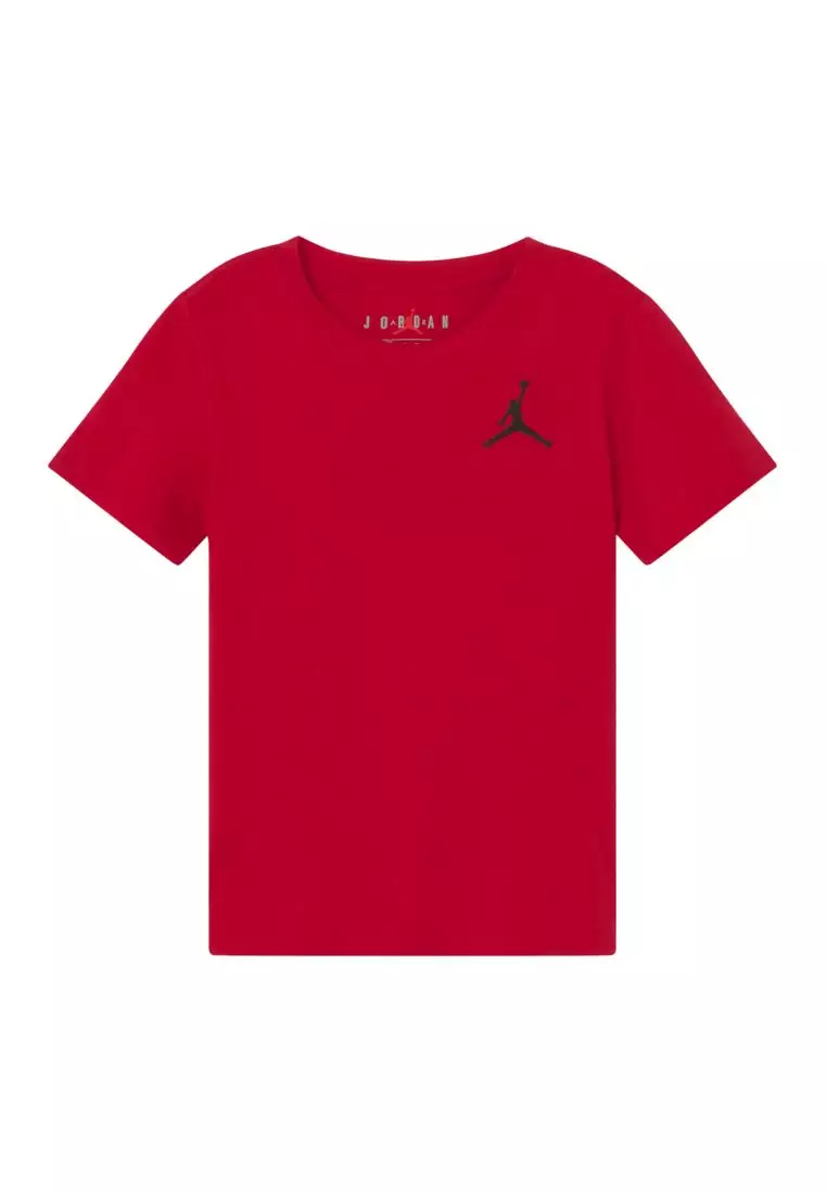 Red and clearance blue jordan shirt
