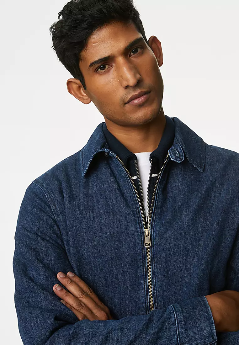 Denim Harrington Jacket