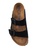 Birkenstock black Arizona Suede Sandals BD8FFSHA2B657CGS_4