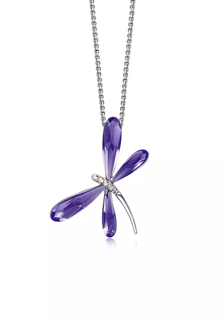 Dragonfly pendant sales with swarovski