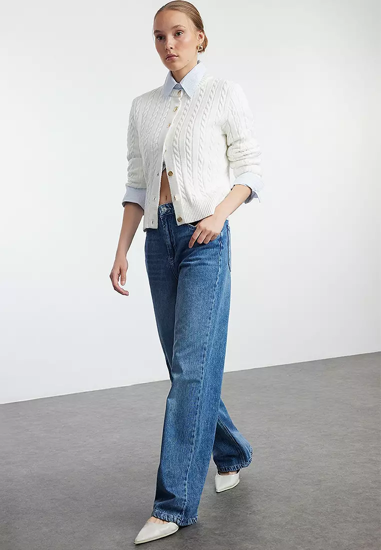 High Waist Wide Leg Jeans