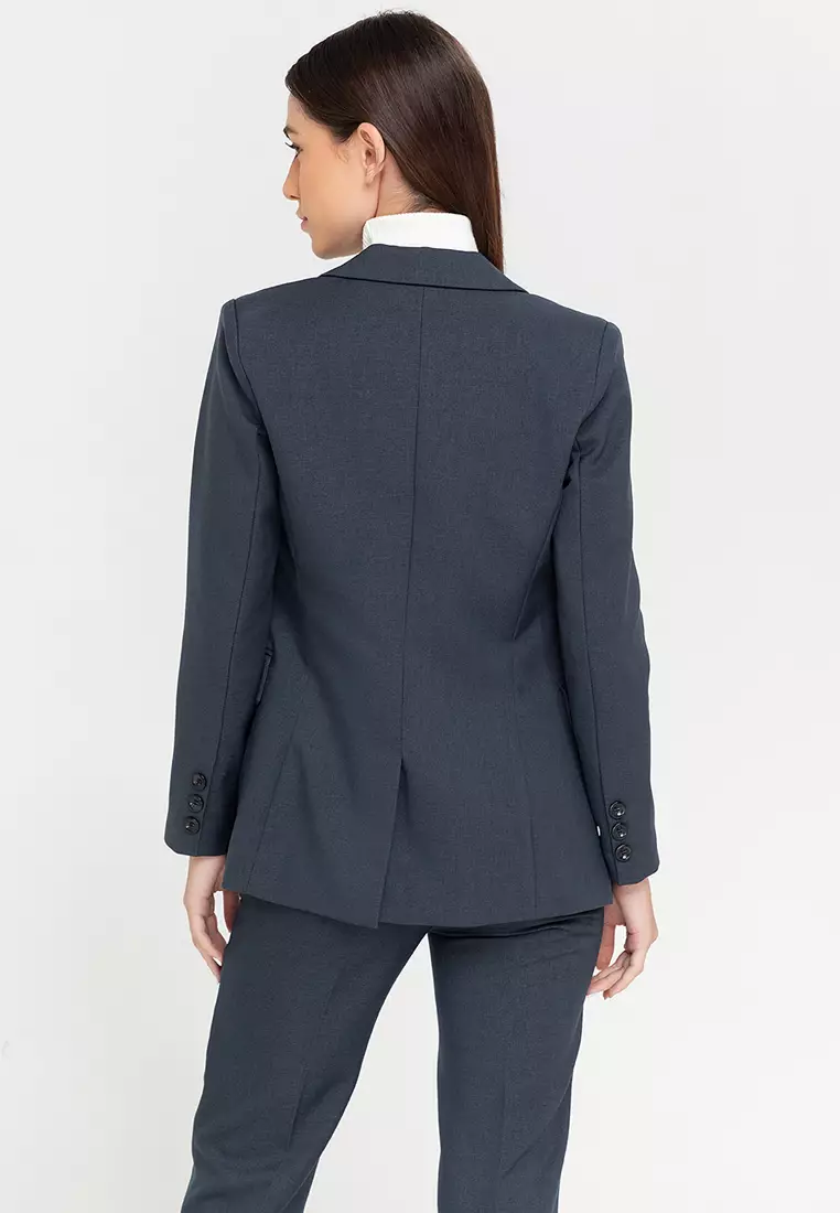 Buy Well Suited Fitted Suit Jacket 2024 Online ZALORA Philippines