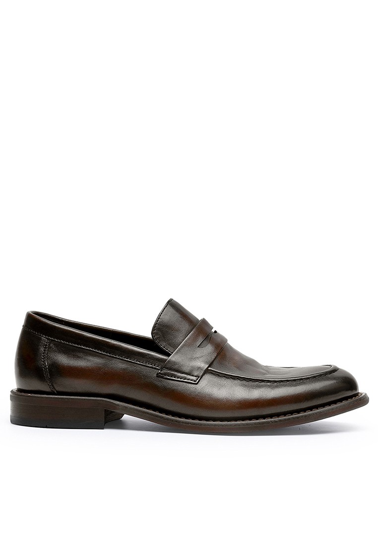 Grain Leather Penny Loafers DS1309-01-02