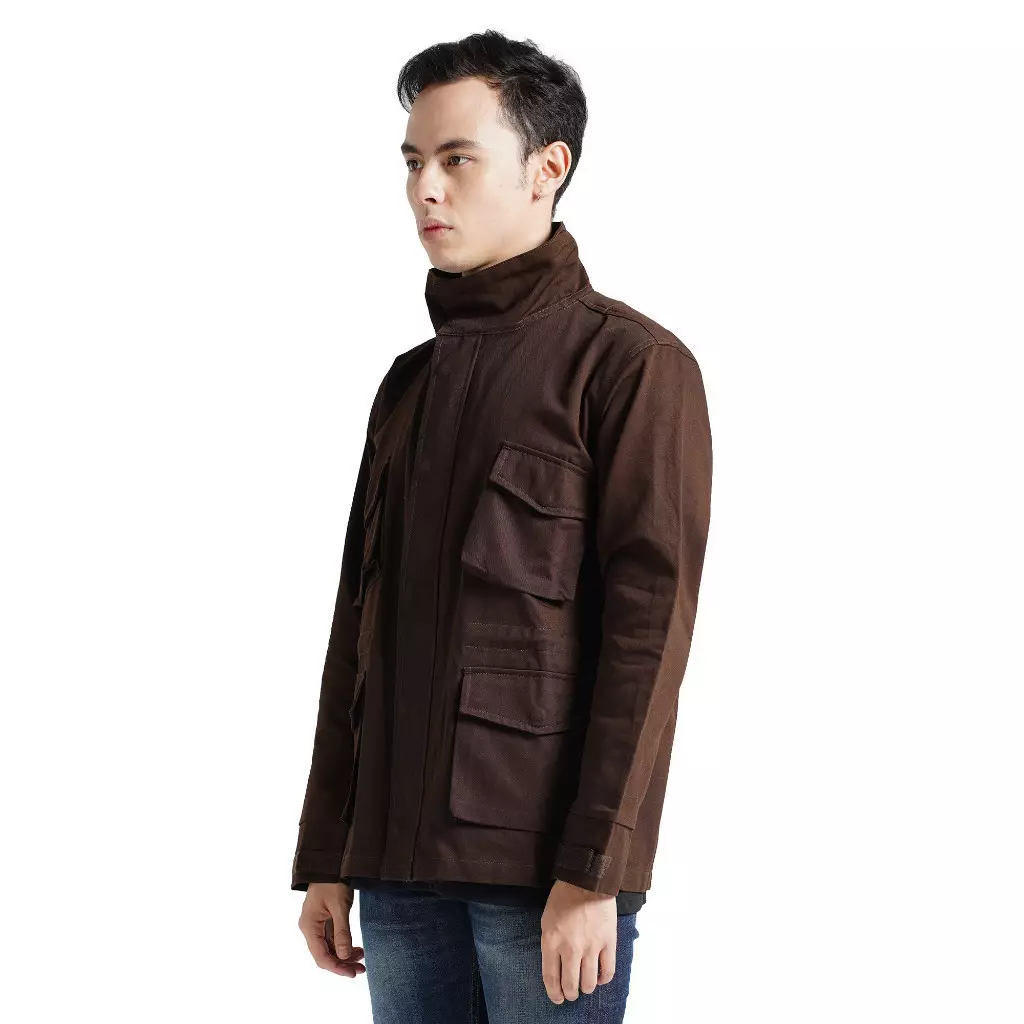 Lee Cooper Long Jacket Darnell Brown