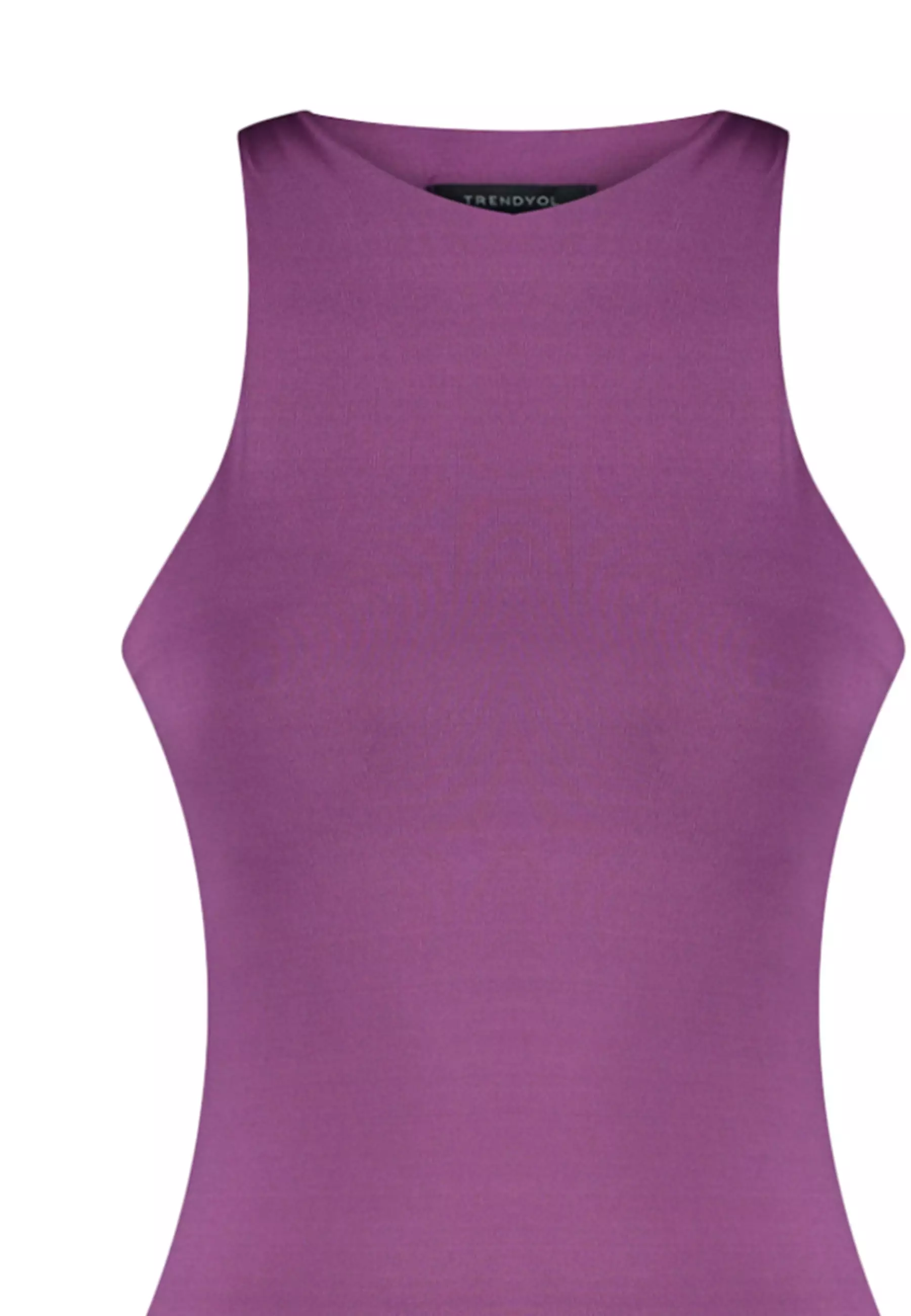 Halterneck Knitted Bodysuit