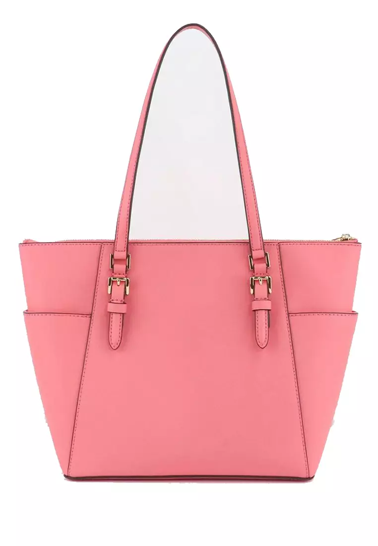 Buy MICHAEL KORS Michael Kors Charlotte Large Saffiano Leather TopZip