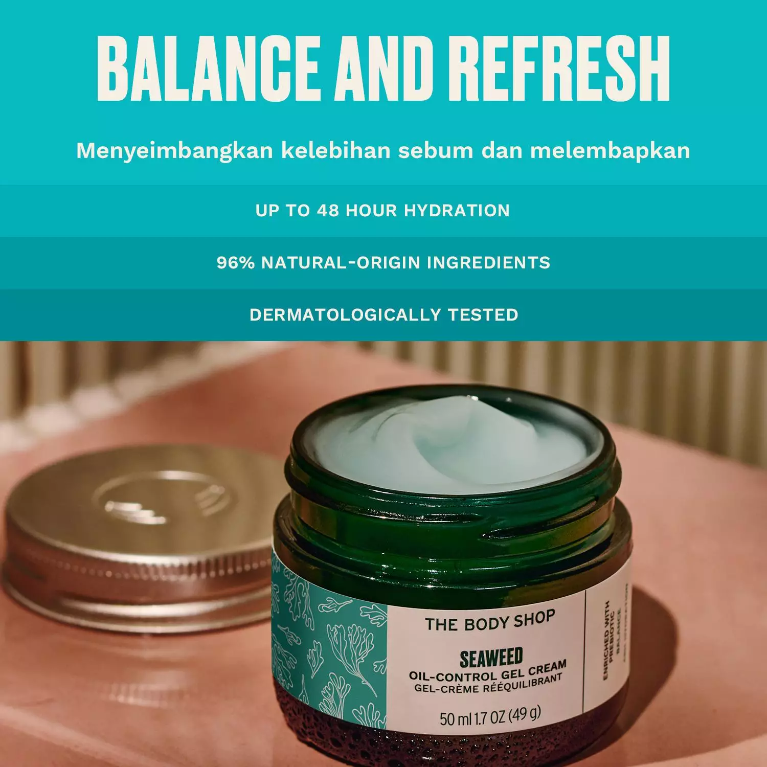 Seaweed Oil Control Gel Cream Moisturizer 50ml