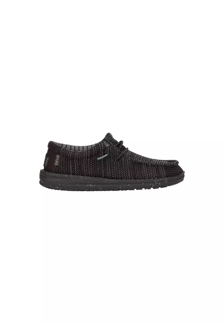 Discount on HeyDude  shoes - SKU: Youth Boys' Wally Stretch Sox in Black/Black