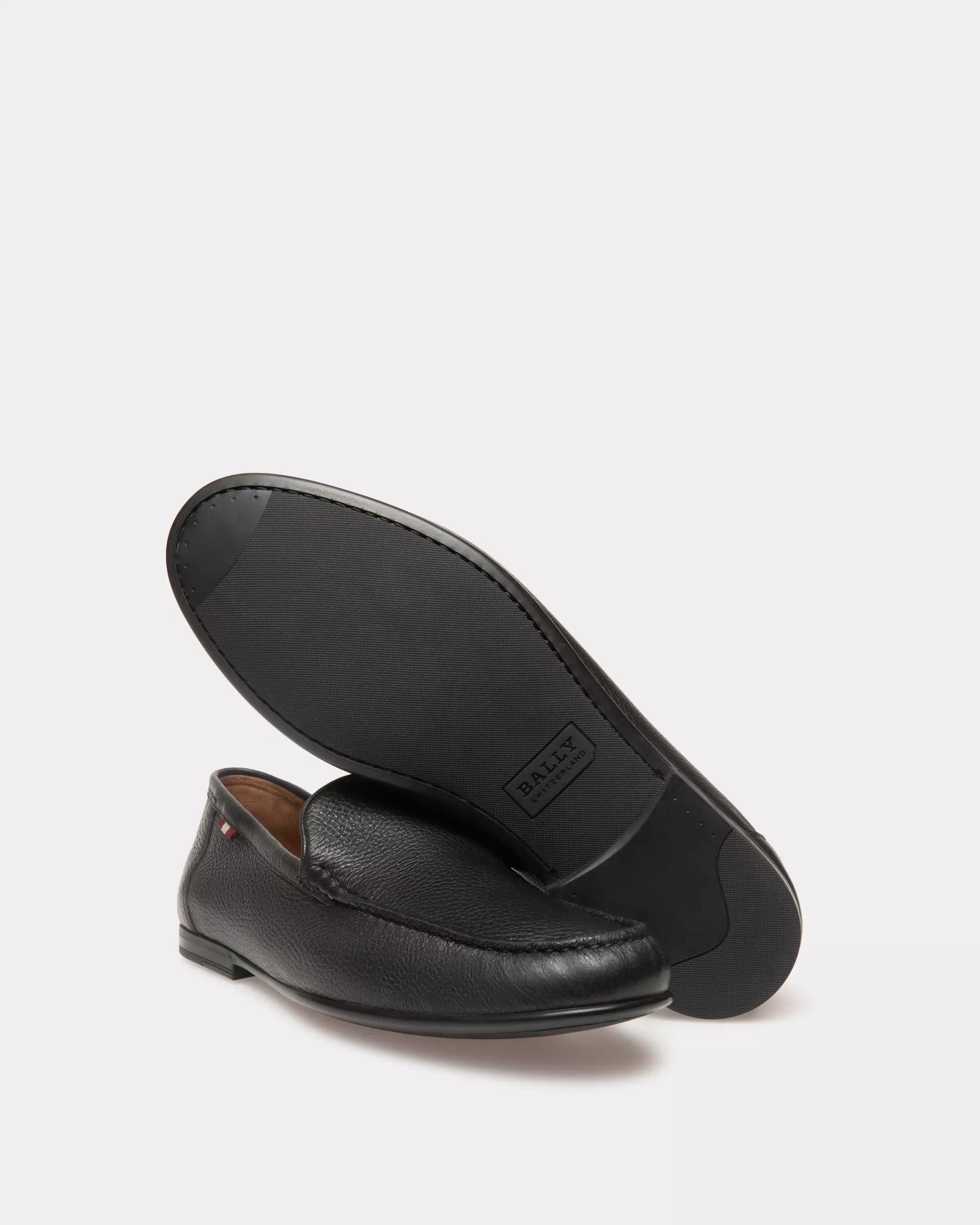 Jual BALLY Craxon O Leather Loafers - Black Original 2026 | ZALORA ...