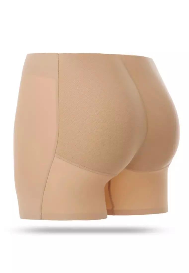 Kleo Butt Lifter Safety Shorts Panties Seamless Padded Underwear Hip Pads Enhancer Panty in Nude