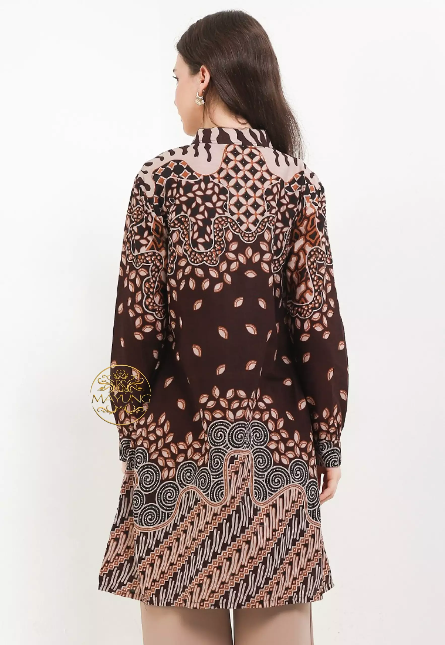 Tunik Batik Florian Mahogany Premium NLN