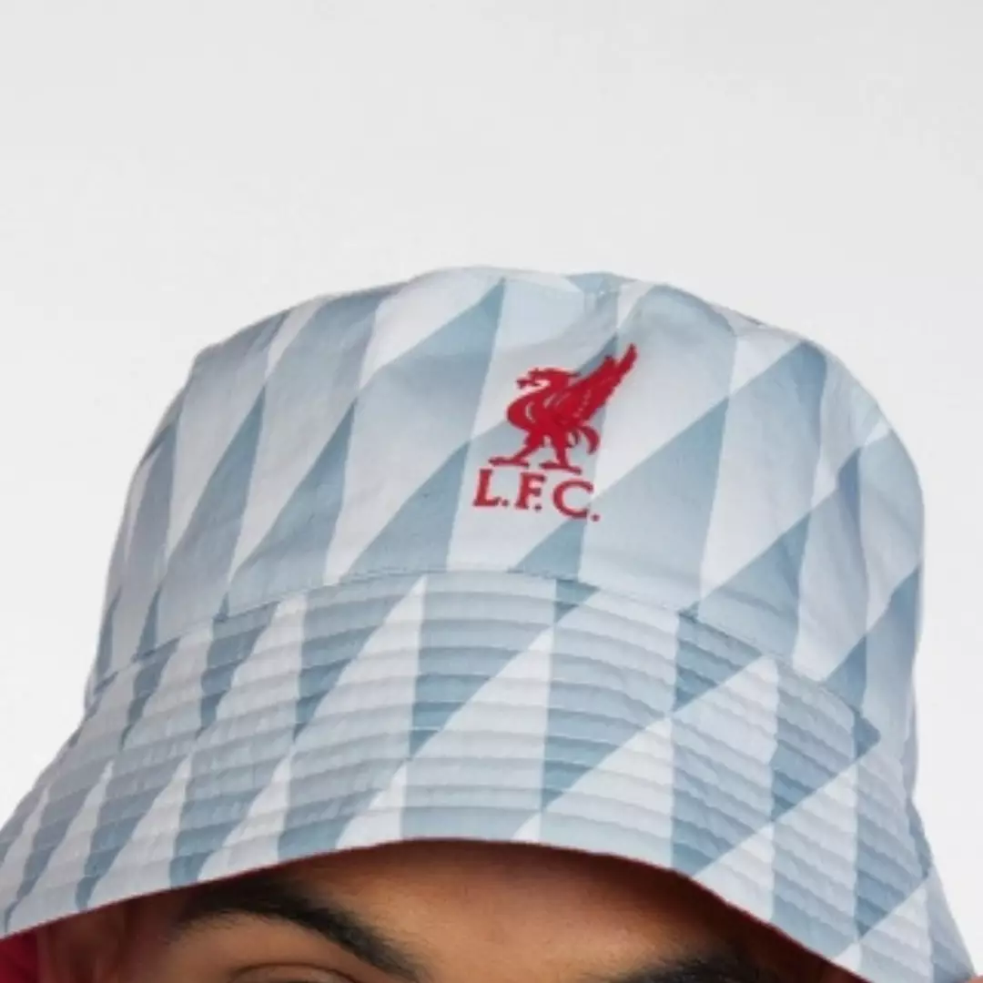 Liverpool FC  Adults 89 Away Bucket Hat  - Official LFC Accessories Topi