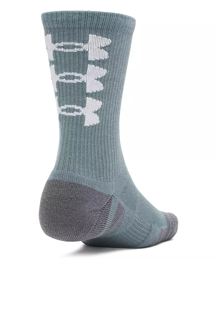3 Packs Perf Tech Nov Crew Socks