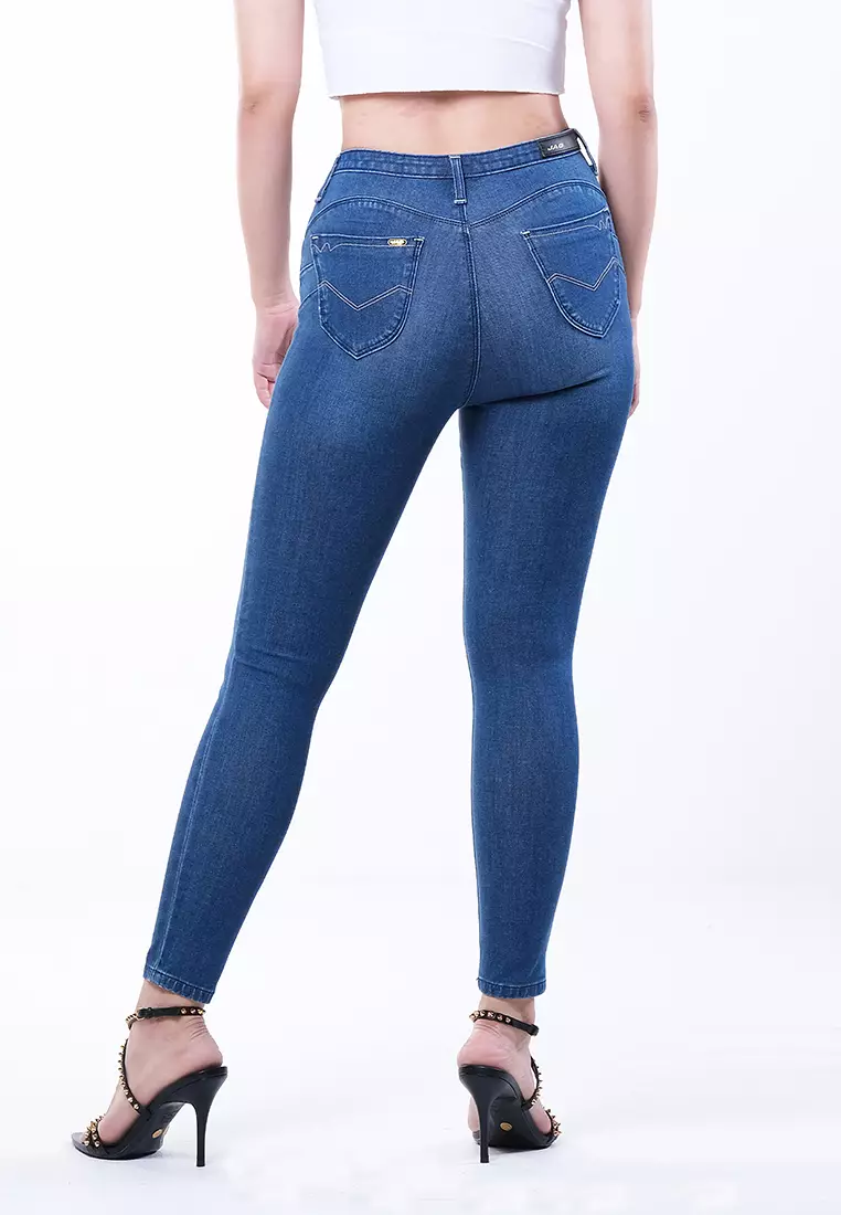 Buy JAG Jag Ivana Jeans in Faded Denim Blue 2024 Online | ZALORA ...