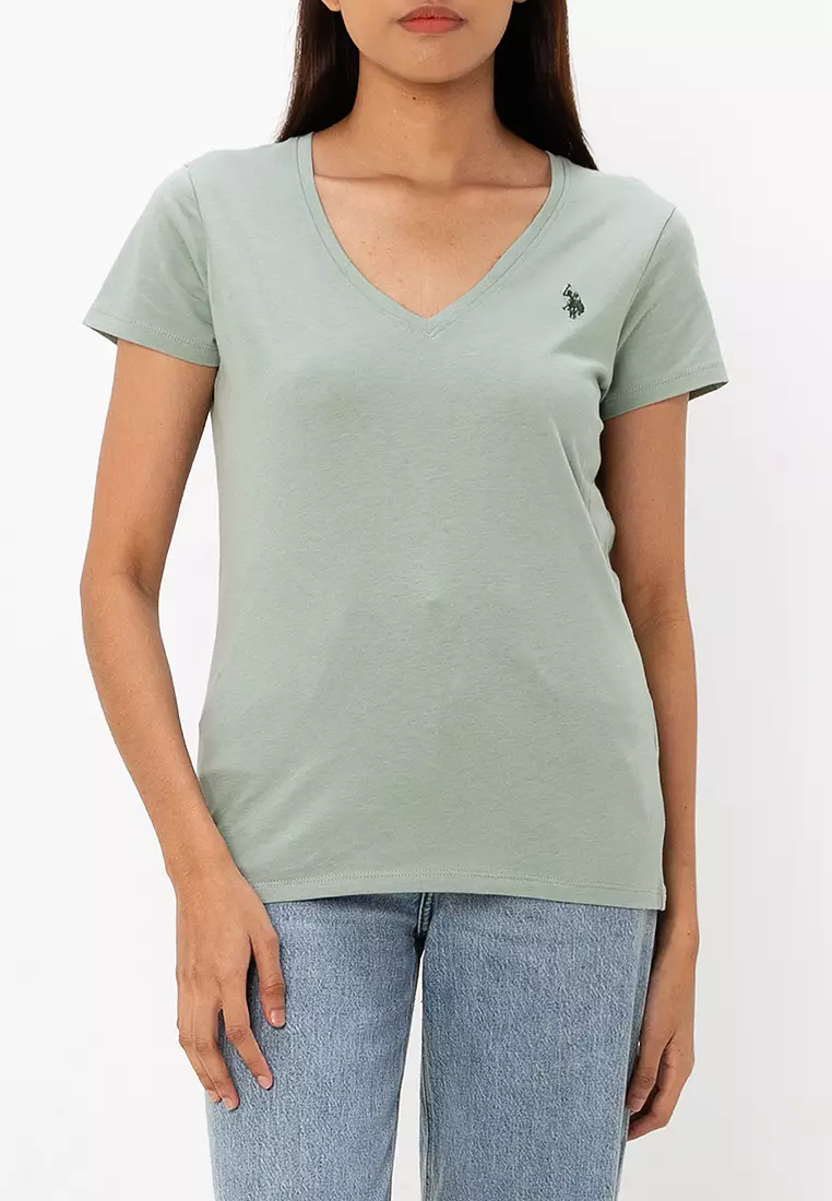 Logo V-Neck S/S T-Shirt