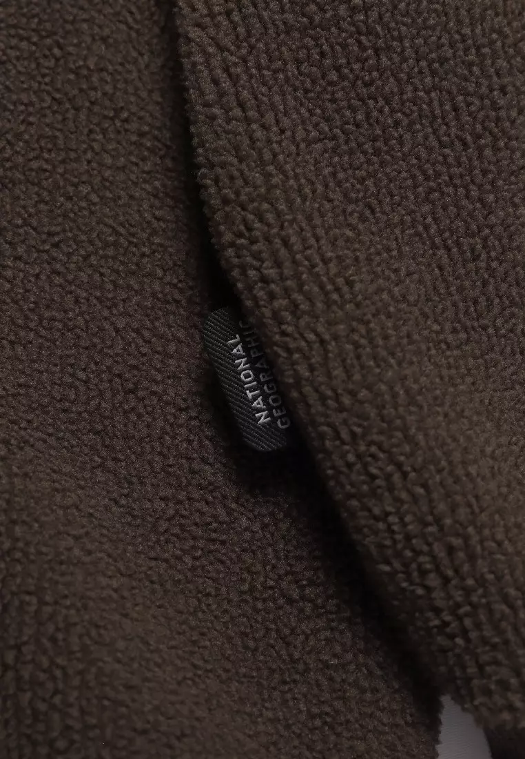 男女同款絨毛高領拉鍊外套