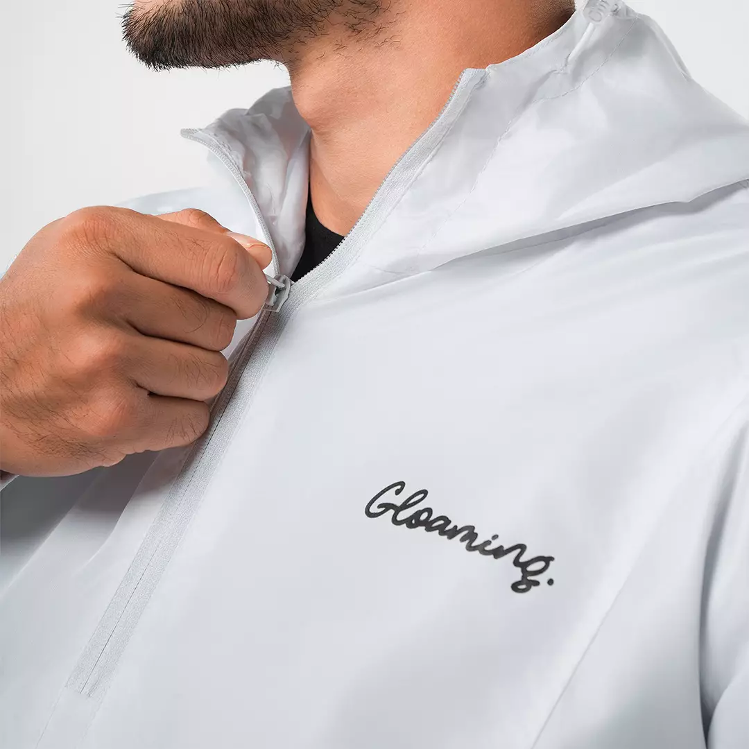 Jaket Gorpcore Parasut White Unisex