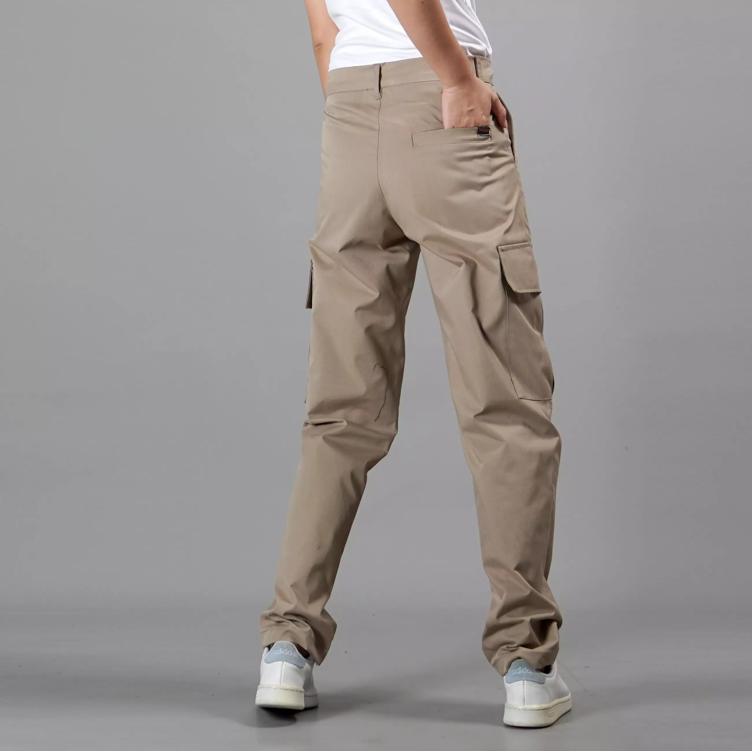 RAYSA Celana Panjang Wanita Celana Cargo Wanita Celana Wanita -  BEIGE